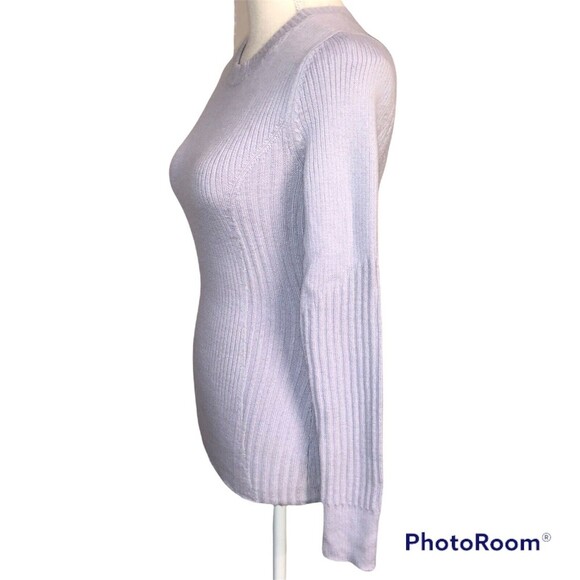 Lululemon Feeling Balanced Merino Wool Long Sleeve Sweater Serene Blue, 4 Small - Picture 3 of 5